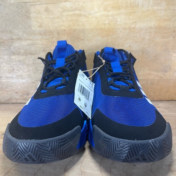 NEW Adidas Adizero Select Team Mens Size 8 Basketball Shoes Sneakers Blue/Black - Picture 3 of 9